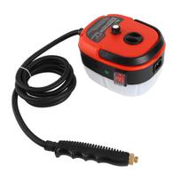 Handheld Steam Cleaner 1500W High Power 6 Speeds   Practical Steam Cleaner for Kitchen Refrigerator black