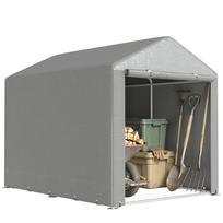 2.2 x 1.6 m Outdoor Storage Tent, with Accessories - Light Grey 218 x 160 x 172 cm