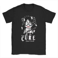The Cure JAV Turas 2026 Grafinis Marškinėlis Vintage Išplautas Gotikinio Roko PostPunk Koncerto Prekės Unisex Per dydžio Medvilninis Rankovės Marškinėliai Viršutiniai S white