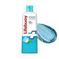 LIFEBUOY Ice Bath Bodywash, 235ml, for Instant Heat Relief, with Menthol and Cool Sense Actives, Cools Skin in Seconds, Refreshing Fragrance, for blue