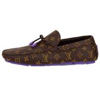 LOUIS VUITTON Patogūs laisvalaikio vairavimo batai Vyriški Rudi 1AAF2A 42 black