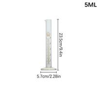 1 vnt. Profesionalus storas stiklinis graduotas matavimo cilindras įrankis 5 ml 10 ml 25 ml 50 ml 100 ml matavimo cilindras laboratoriniam tiekimui 50ML