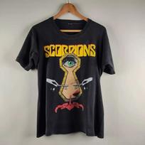 Rare Scorpions Band 90s Retro Style Black Unisex T shirt Men Women S-5XL XL black