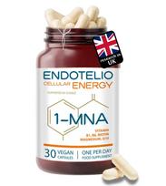 Endotelio Cellular Energy maisto papildas su 1-MNA, kofermentu Q10 ir magniu, 30 kapsulių