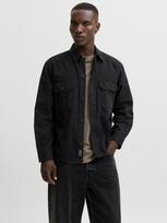JACK&JONES Vyriški kasdieniai marškiniai ilgomis rankovėmis, JJECOLTON CANVAS OVERSHIRT LS SN