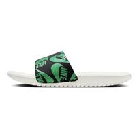 Nike Kawa Slide SE JDI Soft Comfortable Non-Slip Shock Absorbing Slippers Kids Slippers Black White Green DX1976-001 37.5 white