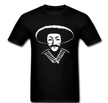 EZLN Zapatista Spanish Chipas Anon anonymous sombrero T-shirt Tee S black