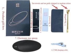 Mini Digital Pocket Scale 200g 001g Precision Weighing Tool USB Charging For Coffee Kitchen Jewelry Tea Herb Portable Weighing black