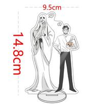 Anime Rose and Champagne Plate Desk Decor Standing 15CM  Acrylic ZIG For friend gifts Keyring Collection Desktop decoration 15 cm white