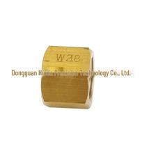 CGA320/W21.8-14 Copper Hex Nut CO2 Connector