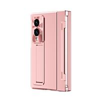 Plating For Samsung Galaxy Z Fold 8 7 6 5G Case Magnetic Wireless Charger Hinge Protective Front Protection Film Back Cover Galaxy Z Fold 8 rožinio aukso spalvos