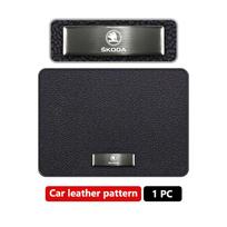 Skoda automobilio prietaisų skydeliui lipnus neslystantis kilimėlis, telefono laikiklis, neslystantis silikoninis kilimėlis Fabia 1 2 Octavia a7 RS Superb Rapid Yeti Karoq xknp33 gray