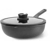 Berghoff Uždengiamas wok tipo keptuvas su nepridegančia Stone+ danga, 28 cm