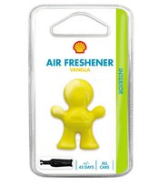 Automobilių oro gaiviklis SHELL, Air Freshener Little Joe vanilla, tvirtinimas į ventiliacijos grote