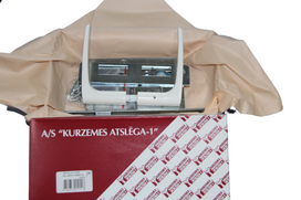Įleidžiama spyna KURZEMES ZV4-1/2 407Z-35801/2, Su rankena, baltos spalvos, be cilindrinio mechanizm