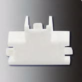 Kampas T PVC kanalui SERT PLASTIK Sertp0252530, 25 x 25 mm, baltos spalvos, 4 vnt.