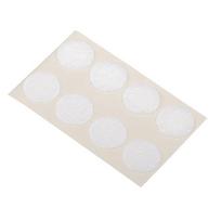 Tvirtinimo padukai FIX-O-MOLL, klijuojami, kabliukams, kilputėms, D20mm, 8vnt., balta sp.