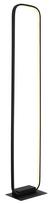 Toršeras GLOBO Silla, LED, 28W, 230V, 3000K, 3320 lm, su kojiniu jung., 1,8 m laidas, matinės juodos