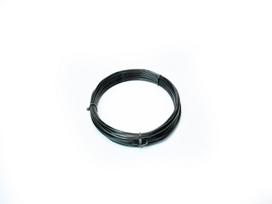 Plieninė viela POSAMO VAUKA, 3,8mm × 25m, cinkuota, juodos spalvos, PVC