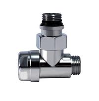 Termostatinis ventilis W-LINE, 1/2'' x 1/2'', kampinis, chromuotas, 3765