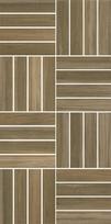Dekoratyvinės plytelės CERSANIT Ambio Brown Mozaic, 200 x 400 x8 mm, 12 vnt./dėž., mozaika, spl. rud