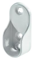 Laikiklis ovaliai rūbų kartelei HETTICH, D15/30 mm, baltos sp., 9216189
