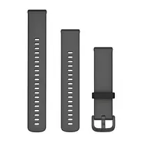 Garmin greitai atsegama 20mm akmenukų pilkumo silikoninė apyrankė