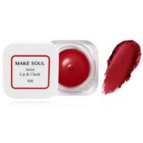 Make Soul Artist Lip & Cheek daugiafunkcė priemonė lūpoms ir skruostams - 06 Signature Soul Red