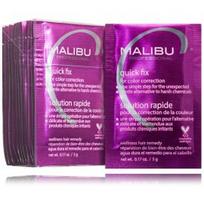 Malibu C Quick Fix Wellness Hair Remedy greito poveikio spalvos korekcijos ir valymo priemonė plaukams - 12 x 5 g.