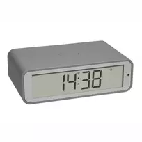 TFA Twist Digital Alarm Clock Grey Radio Controlled