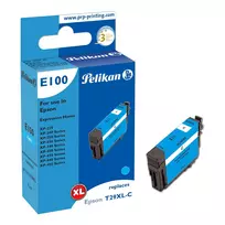 Pelikan E100 suderinama rašalo kasetė Cyan High Yield, skirta Epson XP-235/240/250/330/340/350/430/440/450