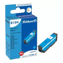 Pelikan E104 Suderinama Rašalo Kasetė Cyan High Yield (XL), skirta Epson XP-530, XP-540, XP-630, XP-635, XP-640, XP-645, XP-710, XP-830, XP-900