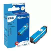 Pelikan E108 Suderinama Rašalo Kasetė Cyan High Yield (XL), skirta Epson Expression Photo XP-55/XP-750/XP-760/XP-850/XP-860/XP-950/XP-960 - 1 Vnt.