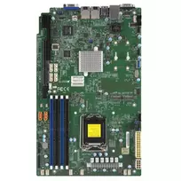 Pagrindinė plokštė Supermicro X11SCW-F LGA1151 C246 Micro-ATX DDR4 128GB 2x Gigabit LAN IPMI