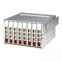 Supermicro CSE-M28E1 Mobile Rack (Beige) - 2-Bay 2.5 inch SAS/SATA HDD/SSD Enclosure with Fan for 5.25 inch Bay