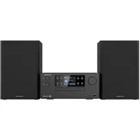 Kenwood M-925DAB-B Home Audio Micro System - Juoda - 50W - 2 krypčių - 13 cm žemų dažnių garsiakalbis - 3 cm aukštų dažnių garsiakalbis