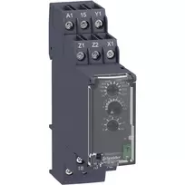 APC RE22R1MYMR Daugiafunkcinė laiko relė, 0,05 s – 300 h, 24-240 V AC/DC, 1 perjungimo kontaktas, 8 A, DIN bėgelis
