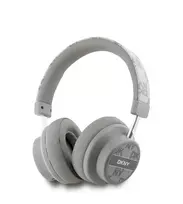 DKNY Checkered Pattern Wireless Bluetooth Over-Ear Headphones V5.3 Beige