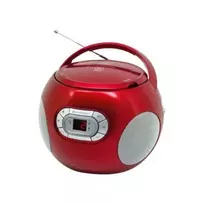 SOUNDMASTER SCD5100WE White CD Boombox su FM radiju, kasečių grotuvu, USB ir AUX