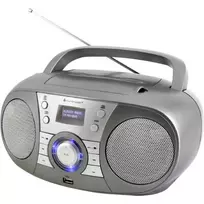 Soundmaster SCD1800TI DAB+/CD Boombox Titanium