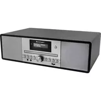 Soundmaster DAB980SW juodas muzikos centras su DAB+/FM-RDS, CD, USB, Bluetooth, kasečių ir plokštelių grotuvu