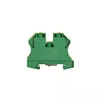 Weidmüller WPE 35N Įžeminimo gnybtų blokas, 35 mm², varžtinis sujungimas, žalia/geltona