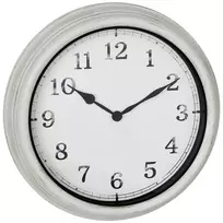 TFA 60.3067.02 Laikrodis sieninis lauko metalinis baltas 380 mm