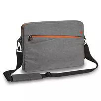 PEDEA Fashion Grey/Orange Tablet Sleeve for Samsung Galaxy Tab S9+ / Tab S8+ / Tab S7 FE / Tab S7+