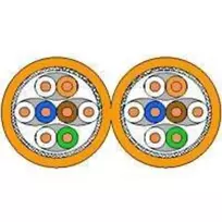 EFB Elektronik INFRALAN Cat.7 1000 AWG23 S/FTP 2x4P CPR Eca Orange Installation Cable 500m