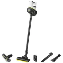 Kärcher VC 4 Cordless myHome Pet 2-in-1 belaidis dulkių siurblys, be maišelio, juoda/balta, 0.65 L