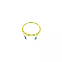 BlueOptics Simplex Fibre Optic Patch Cable, LC-UPC to LC-APC, Single Mode OS2, 50m, Yellow