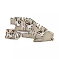 Weidmüller AITB 2.5 BB N-L Perėjimo gnybtų blokas, mėlynas, varžtinis sujungimas, 500V, 24A, 2,5 mm², DIN bėgelis