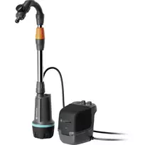 Gardena belaidis lietaus statinės siurblys 2600 Comfort 18V P4A paruoštas naudoti rinkinys (14604-20)