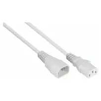 KABELMEISTER IEC C14 į C13 maitinimo ilginimo laidas 1 m baltas